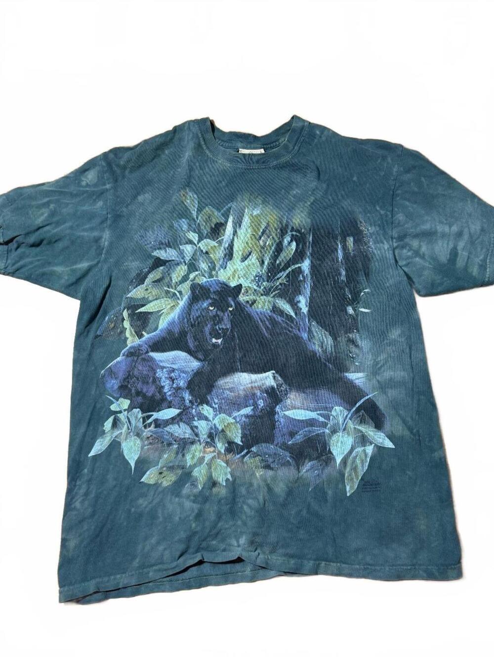 Great Cats World Park The Mountain Brand Black Panther Tee Size L